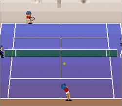 Pantallazo de Super Family Tennis (Japonés) para Super Nintendo