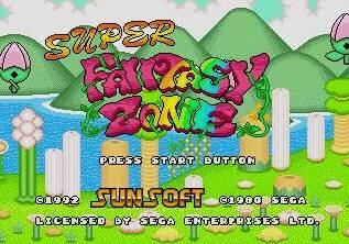 Pantallazo de Super Fantasy Zone (Japonés) para Sega Megadrive