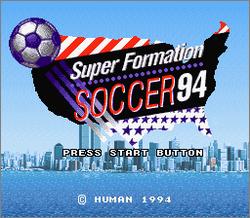 Pantallazo de Super Formation Soccer 94 (Japonés) para Super Nintendo
