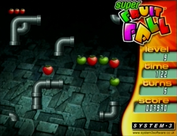 Pantallazo de Super Fruit Fall para PlayStation 2