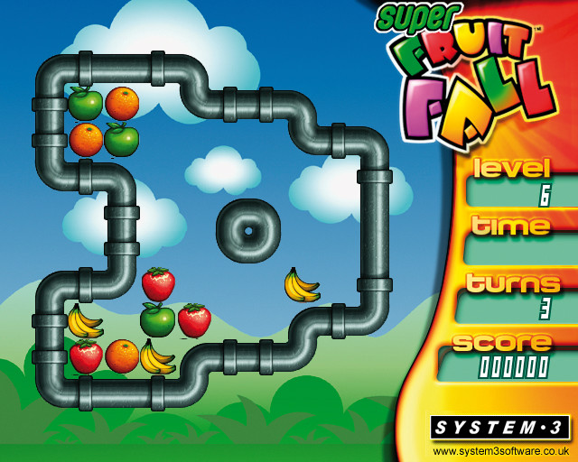Pantallazo de Super Fruit Fall para Wii