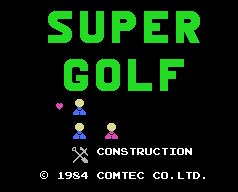 Pantallazo de Super Golf para MSX