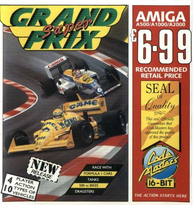Caratula de Super Grand Prix para Amiga