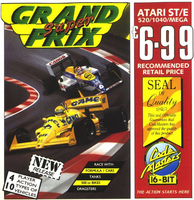 Caratula de Super Grand Prix para Atari ST