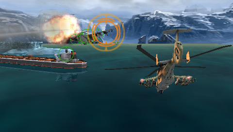 Pantallazo de Super HIND: Explosive Helicopter Action para PSP