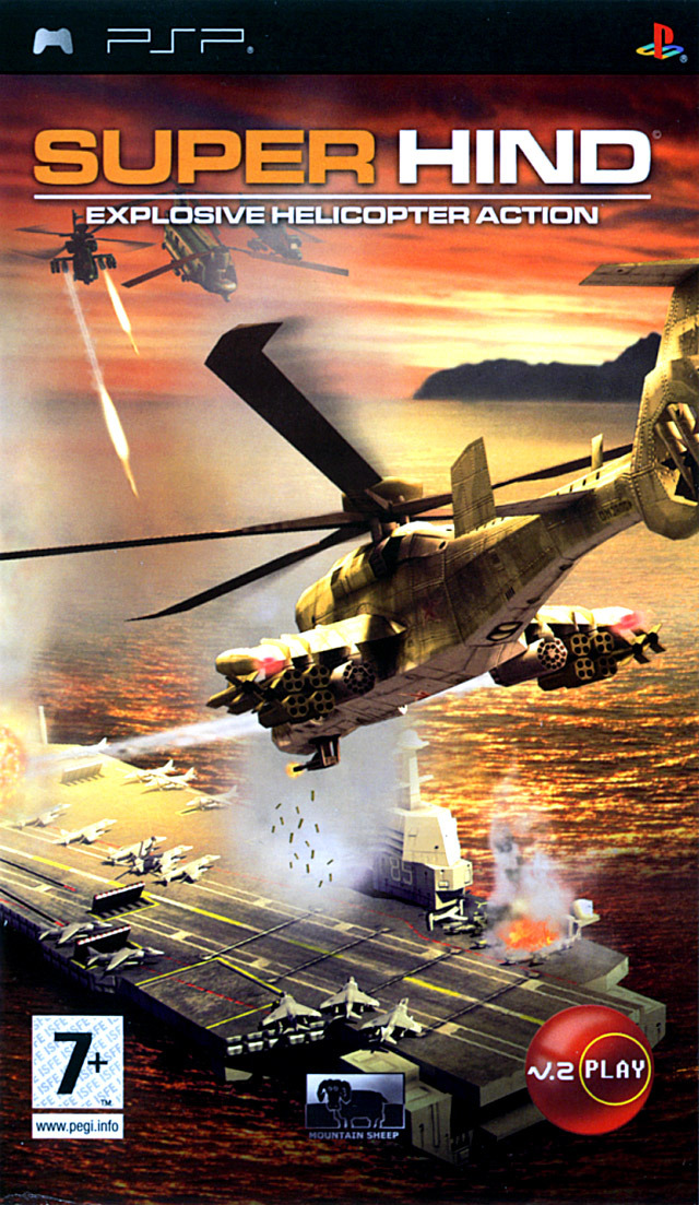 Caratula de Super HIND: Explosive Helicopter Action para PSP