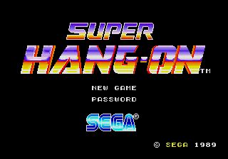 Pantallazo de Super Hang-On para Sega Megadrive