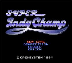 Pantallazo de Super Indy Champ (Japonés) para Super Nintendo