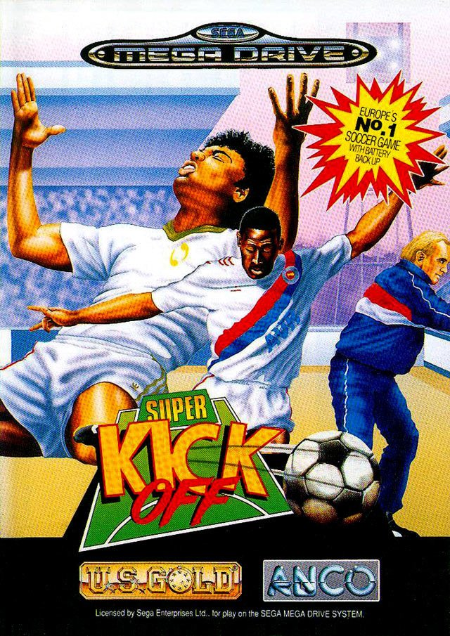 Caratula de Super Kick Off para Sega Megadrive