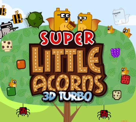 Caratula de Super Little Acorns 3D Turbo para Nintendo 3DS