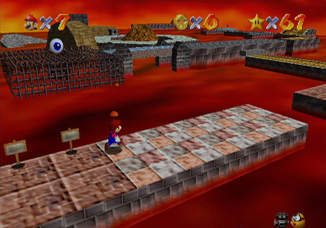 Pantallazo de Super Mario 64 (Consola Virtual) para Wii