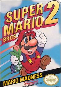 Caratula de Super Mario Bros. 2 para Nintendo (NES)