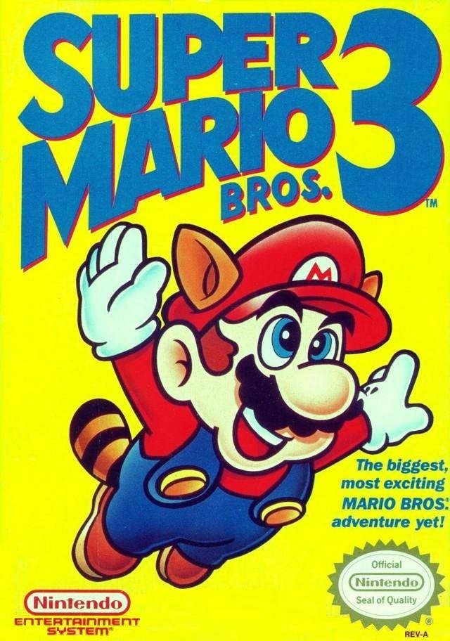 Caratula de Super Mario Bros. 3 para Nintendo (NES)