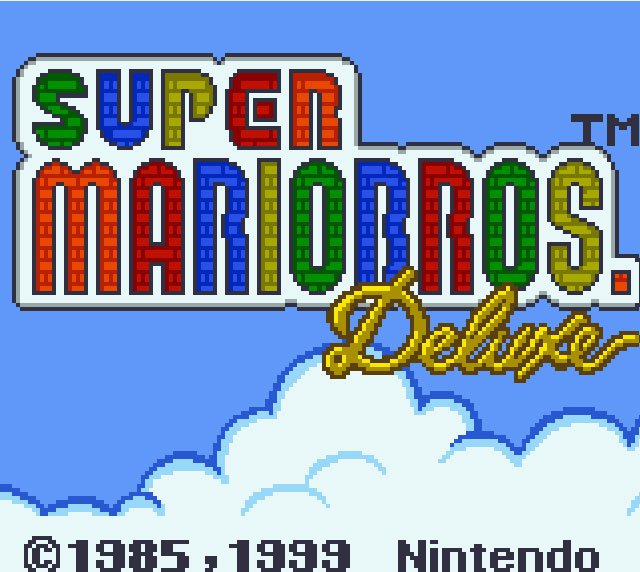 Pantallazo de Super Mario Bros. Deluxe para Game Boy Color