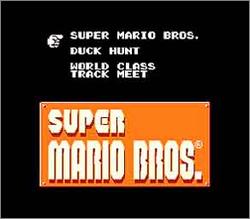 Pantallazo de Super Mario Bros./Duck Hunt/World Class Track Meet para Nintendo (NES)