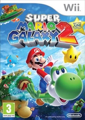 Caratula de Super Mario Galaxy 2 para Wii