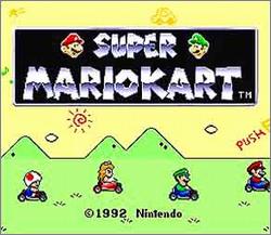 Pantallazo de Super Mario Kart para Super Nintendo
