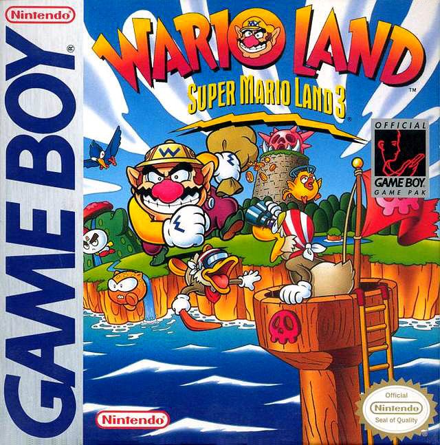 Caratula de Super Mario Land 3 - Warioland para Game Boy