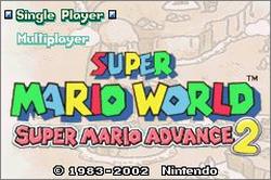 Pantallazo de Super Mario World: Super Mario Advance 2 para Game Boy Advance