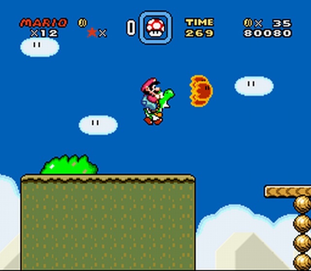 Pantallazo de Super Mario World para Super Nintendo