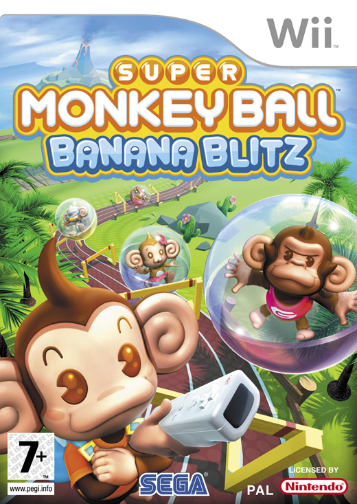 Caratula de Super Monkey Ball: Banana Blitz para Wii