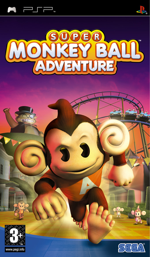 Caratula de Super Monkey Ball Adventure para PSP