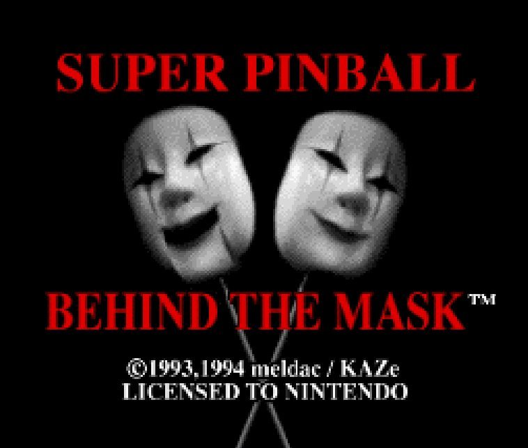 Pantallazo de Super Pinball: Behind the Mask para Super Nintendo