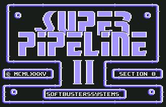 Pantallazo de Super Pipeline II para Commodore 64