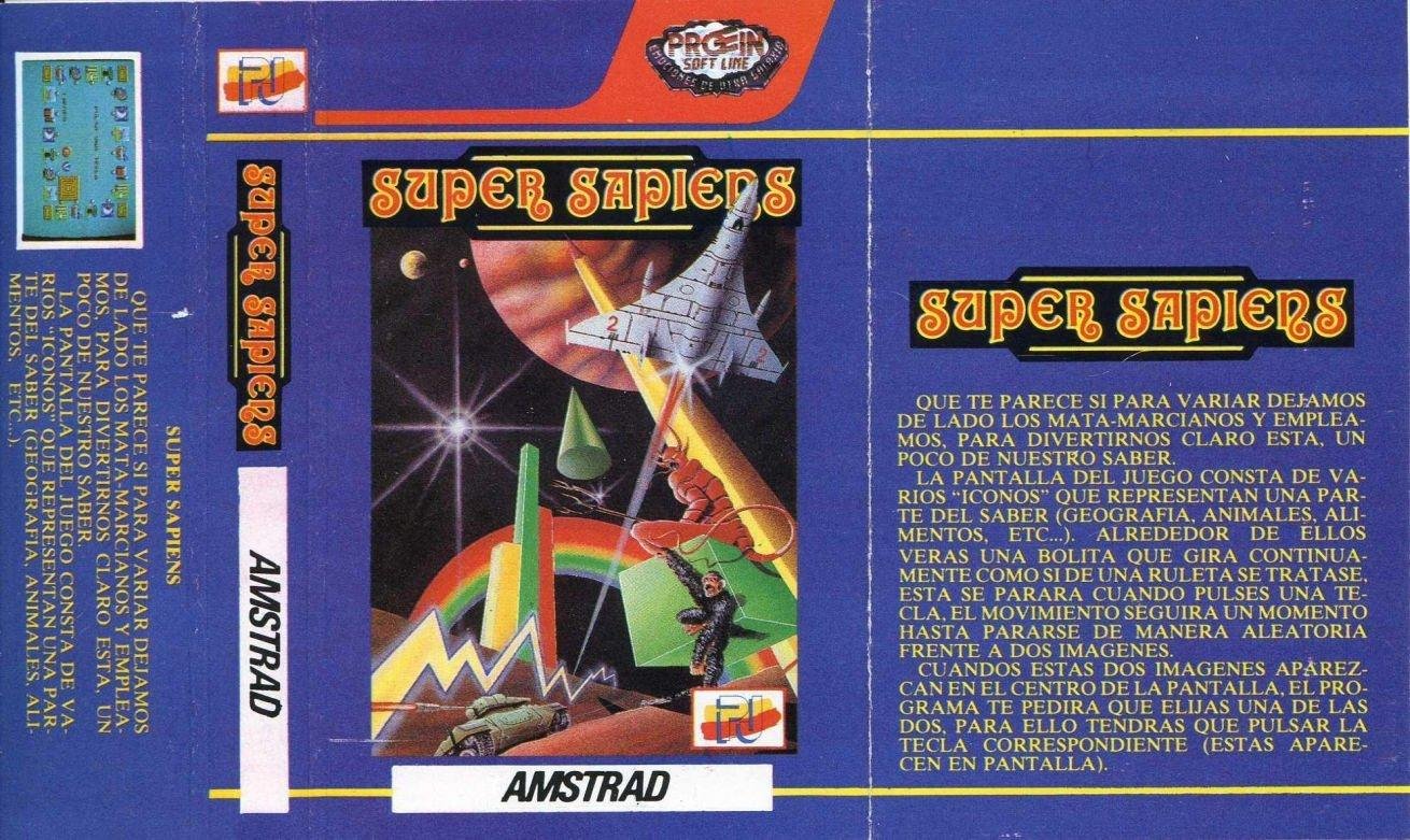 Caratula de Super Sapiens para Amstrad CPC