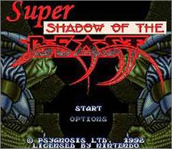 Pantallazo de Super Shadow of the Beast (Europa) para Super Nintendo