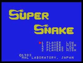 Pantallazo de Super Snake para MSX