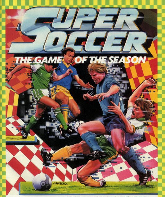 Caratula de Super Soccer para Amstrad CPC