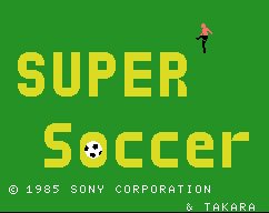 Pantallazo de Super Soccer para MSX