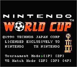 Pantallazo de Super Spike V'Ball/Nintendo World Cup Soccer para Nintendo (NES)