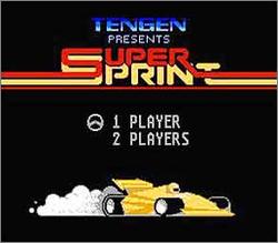 Pantallazo de Super Sprint para Nintendo (NES)