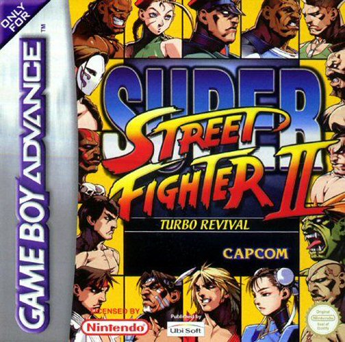 Caratula de Super Street Fighter II Turbo Revival para Game Boy Advance
