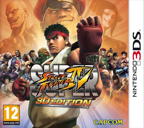 Caratula de Super Street Fighter IV 3D Edition para Nintendo 3DS