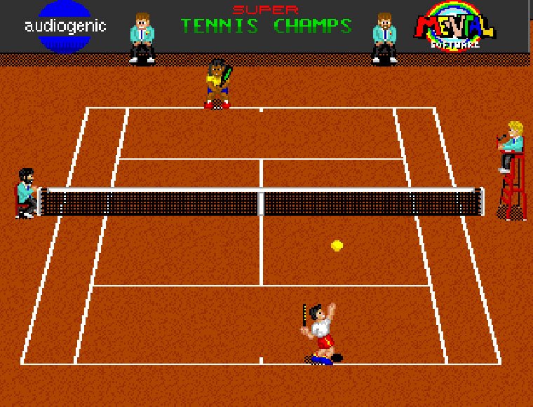 Pantallazo de Super Tennis Champs para Amiga