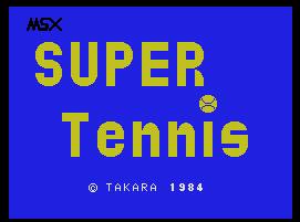 Pantallazo de Super Tennis para MSX