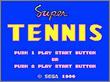 Pantallazo de Super Tennis para Sega Master System
