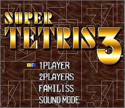 Pantallazo de Super Tetris 3 (Japonés) para Super Nintendo
