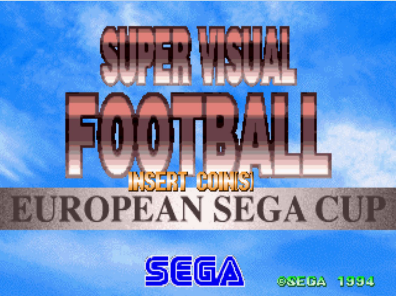 Pantallazo de Super Visual Football: European Sega Cup para M.A.M.E.