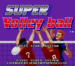Pantallazo de Super Volleyball para Sega Megadrive