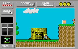Pantallazo de Super Wonder Boy 2 in Monster Land para Atari ST