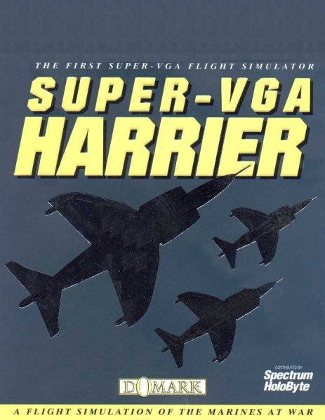 Caratula de Super-VGA Harrier para PC