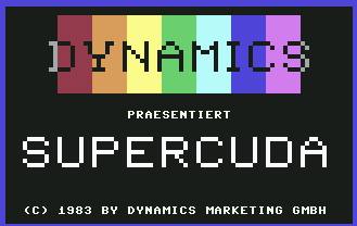 Pantallazo de Supercuda para Commodore 64