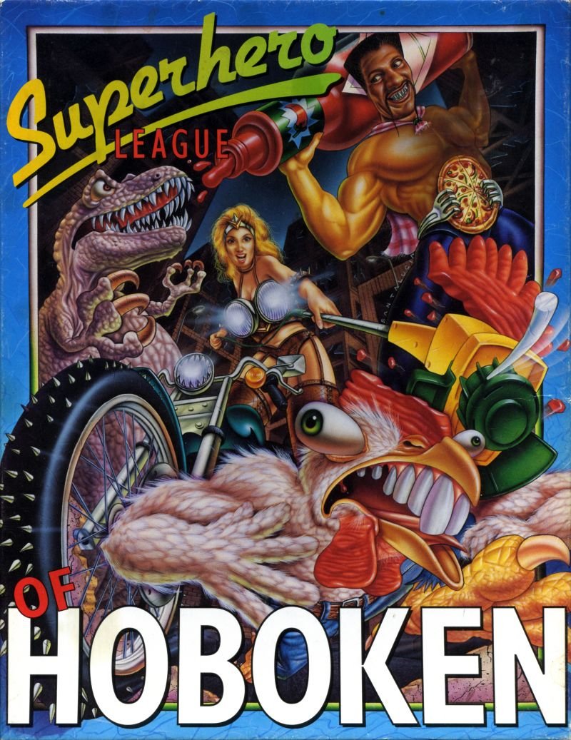 Caratula de Superhero League of Hoboken para PC