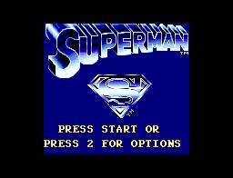 Pantallazo de Superman: The Man of Steel para Gamegear