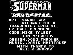 Pantallazo de Superman - Man of Steel para Spectrum