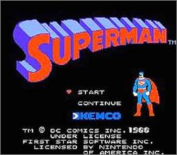 Pantallazo de Superman para Nintendo (NES)